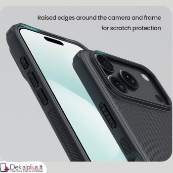Nillkin Frosted shield plastikinis dėklas - juodas (Apple Iphone 17 Pro/Iphone 18 Pro) Nillkin Frosted shield plastikinis dėklas - juodas (Apple Iphone 17 Pro/Iphone 18 Pro)